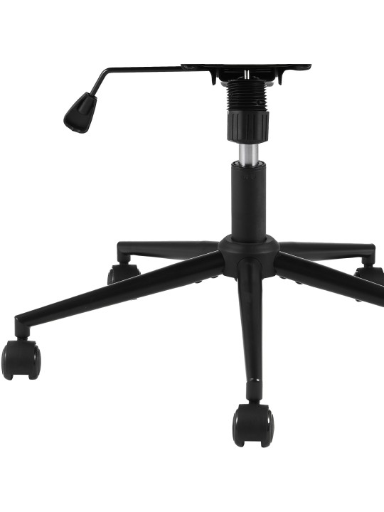 Nelson műbőr irodai szék, fekete