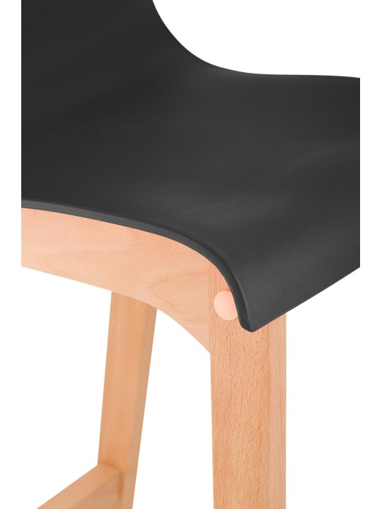 2 db Hoover Natura bárszék készlet, fekete