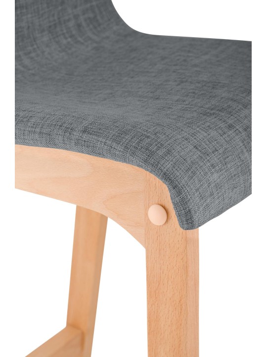 Bárszék Hoover szövet Natura, világosszürke