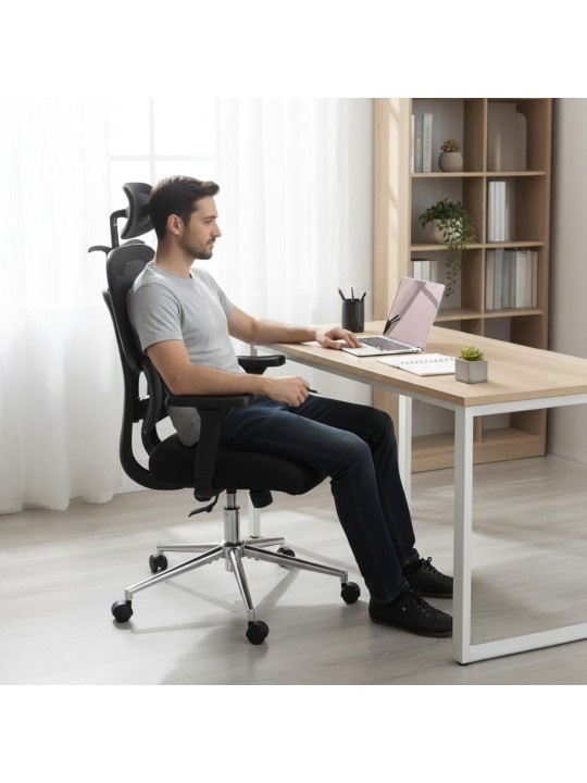 Lothenda irodai szék, fekete