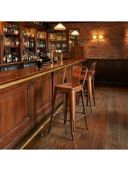 Bárszék Mason, réz