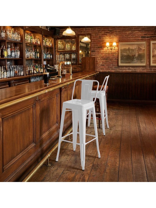 Bárszék Mason, fehér