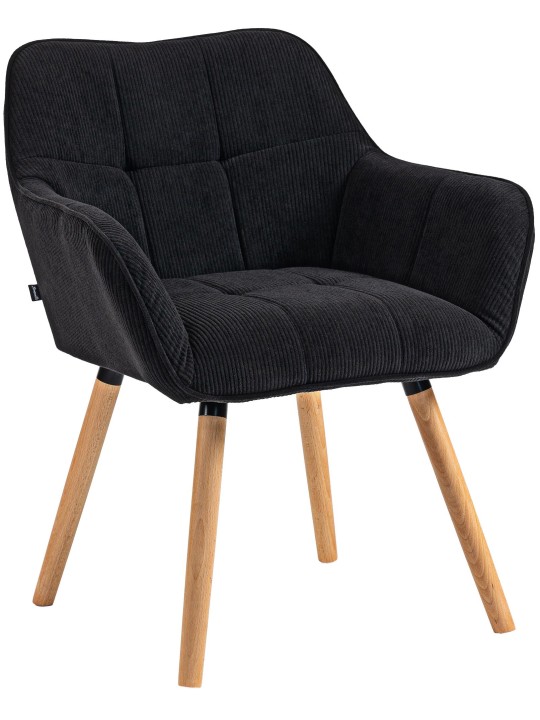 Étkezőszék Vienna Cord natúr, fekete