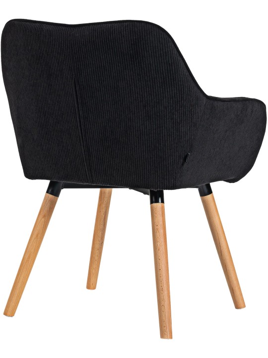 Étkezőszék Vienna Cord natúr, fekete