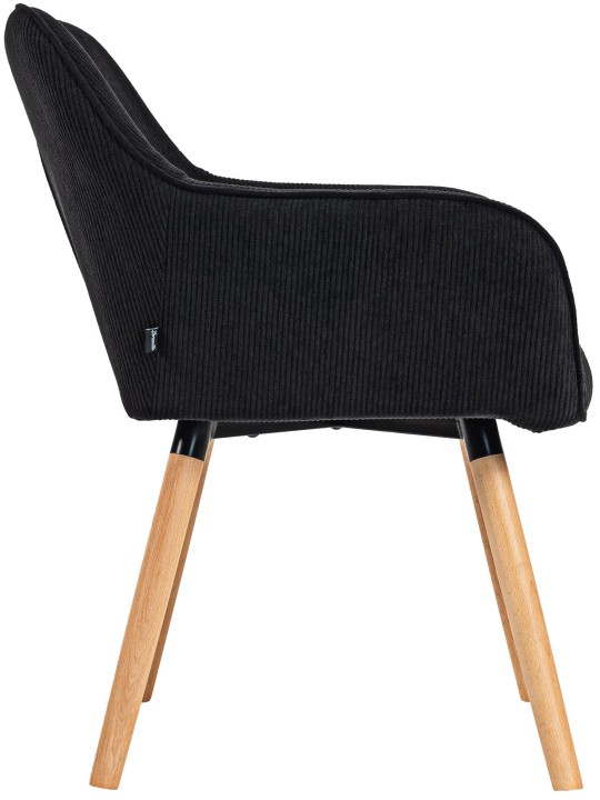 Étkezőszék Vienna Cord natúr, fekete