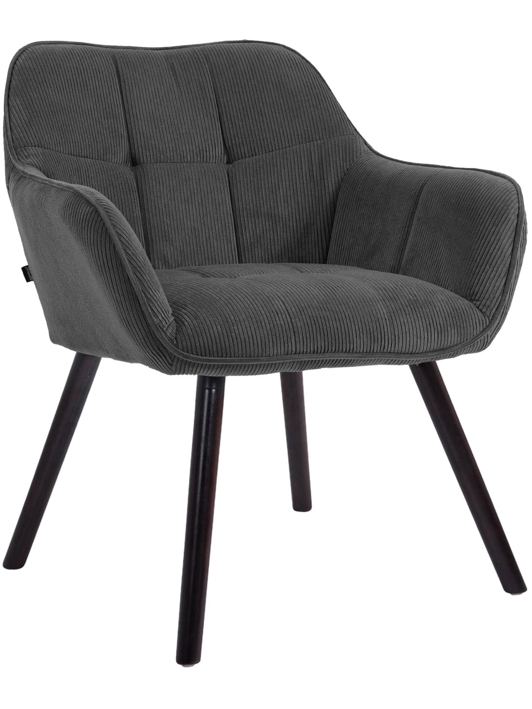 Vienna Cord étkezőszék, sötétszürke