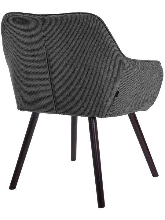 Vienna Cord étkezőszék, sötétszürke Vienna Cord étkezőszék, sötétszürke