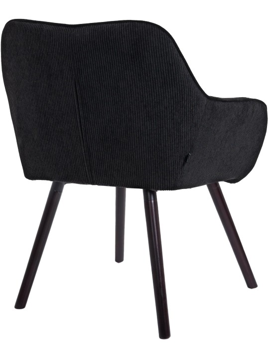 Vienna Cord étkezőszék, fekete