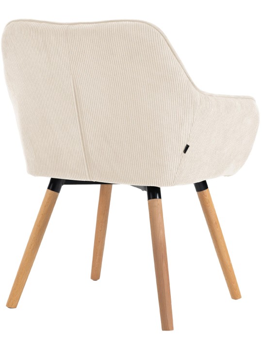 Étkezőszék Vienna Cord natúr, krém